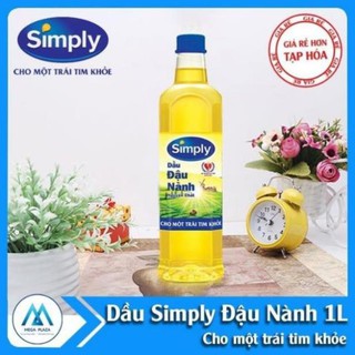 Dầu đậu nành simply 1lit