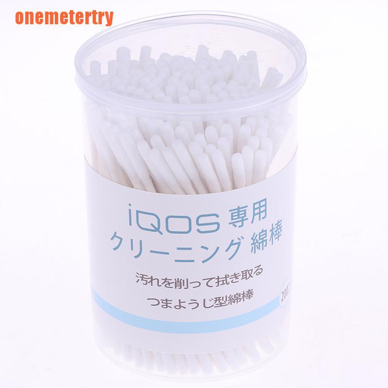 【TRY】200pcs/box Cleaning cotton swab Double Head Cleaning Stick For IQOS 2.4 p