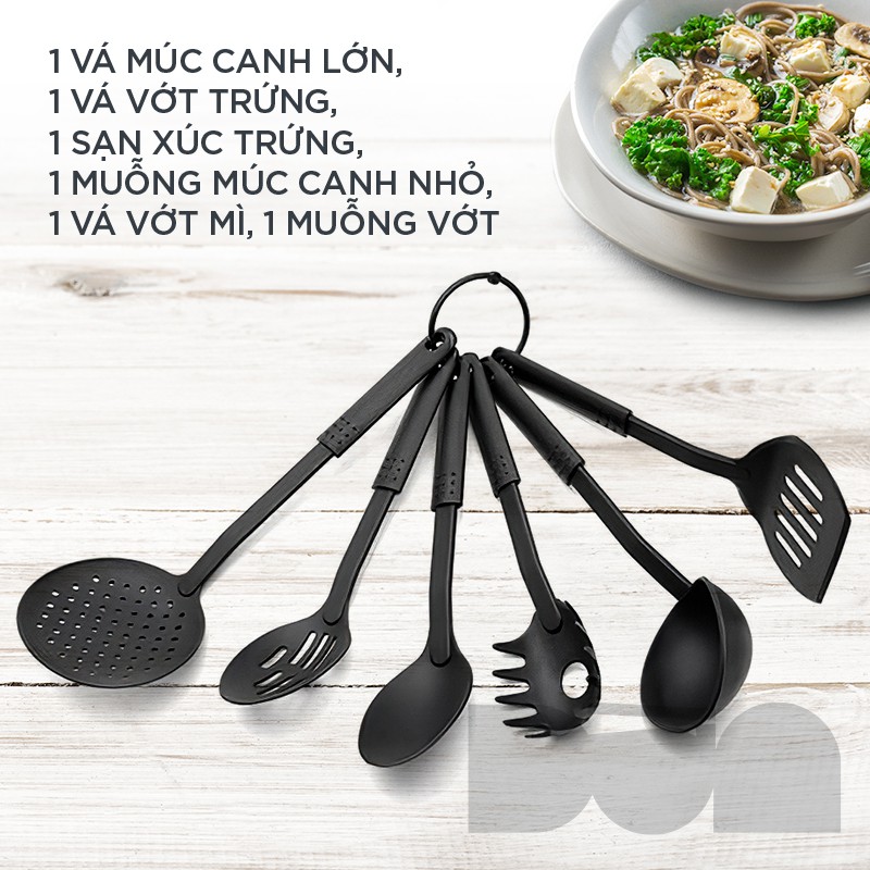 Bộ vá, muỗng, sạn 6 món - Đài Loan - TS3455