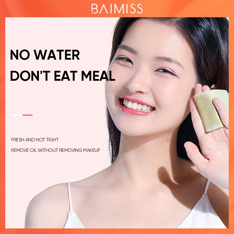 Set 100 tờ giấy thấm dầu BAIMISS hương trà xanh độc đáo | BigBuy360 - bigbuy360.vn