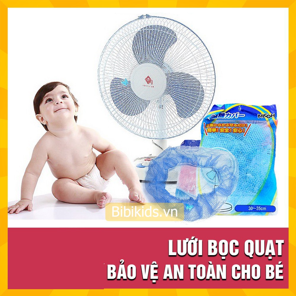 Lưới bọc quạt an toàn cho bé (Quạt 25-30cm)