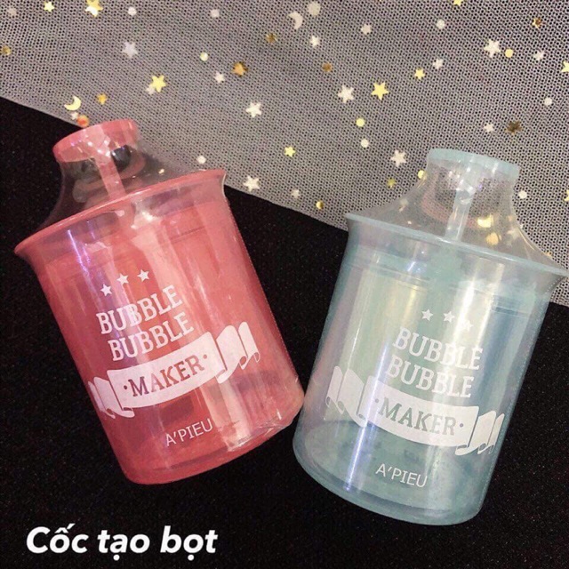Cốc tạo bọt Apieu Etude House BUBBLE BUBBLE MAKER A'pieu