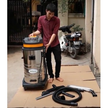 Máy hút bụi công nghiệp HiClean HC80 - Dung lượng 80L, Công suất 3600W