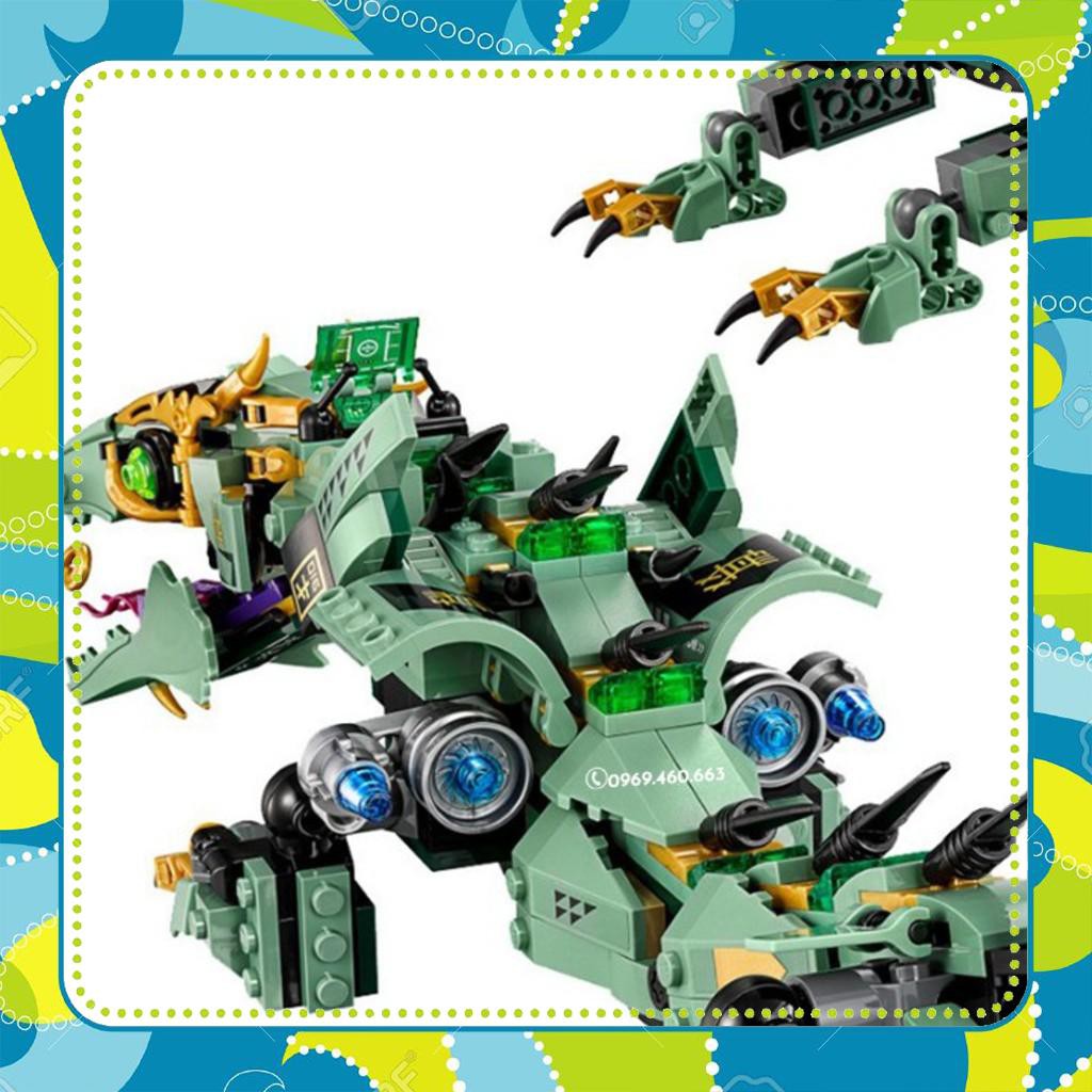 [Đồ Chơi Giá Rẻ] Lego Ninjago Movie 70612  Flying mecha dragon 70612 Đồ chơi Decool 20028 Lepin 06051 Ninja Rồng Xanh