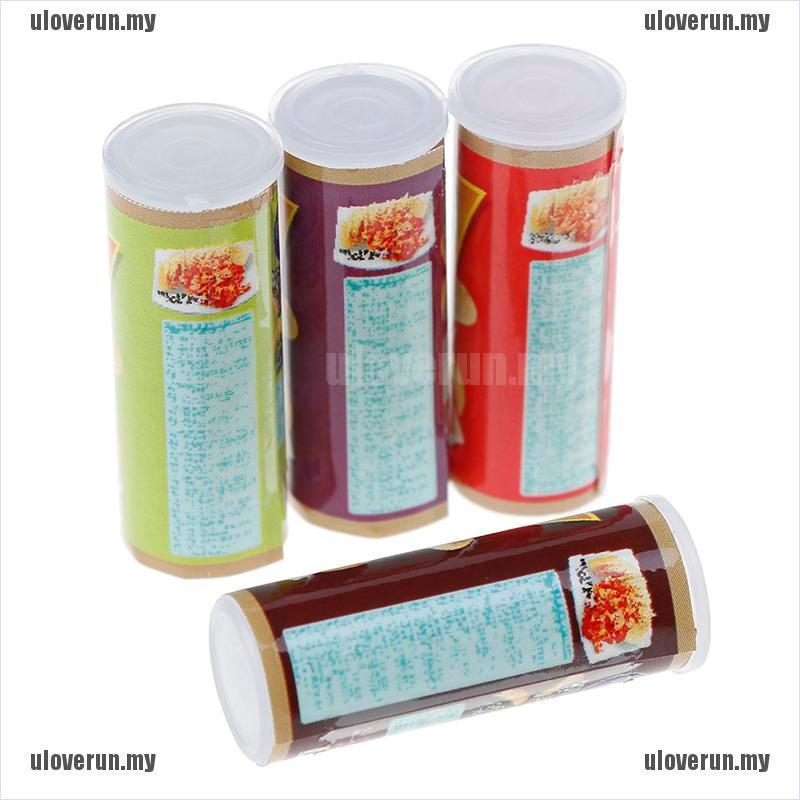 Set 4 Mô Hình Khoai Tây Chiên Tỉ Lệ 1: 12 Trang Trí Nhà Búp Bê