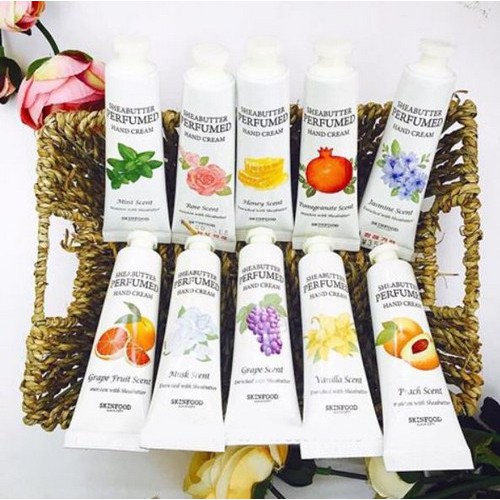 Kem dưỡng tay SKINFOOD SHEA BUTTER PERFUMED HAND CREAM JASMINE SCENT