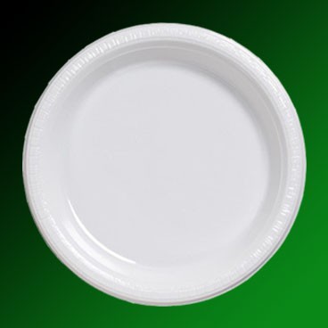 10 dĩa nhựa dùng 1 lần 11.8cm, 14 cm, 18 cm, ăn bánh sinh nhật, trái cây, dã ngoại - Plastic plate