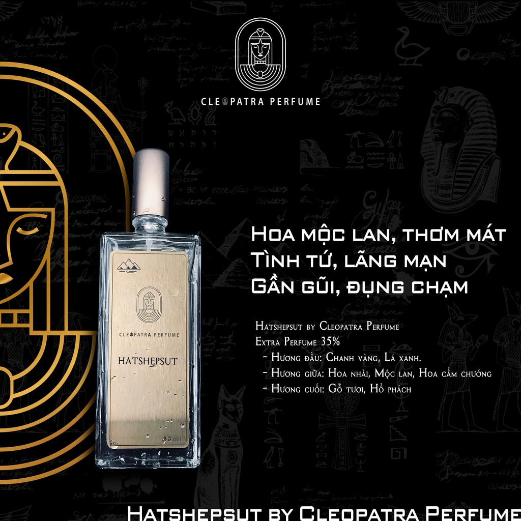 Nước hoa Hatshepsut 2ml by Cleopatra Perfume