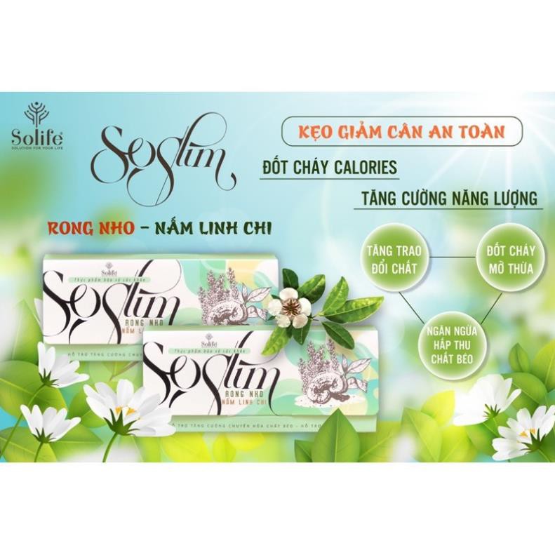 kẹo giảm cân Soslim 💖FREE SHIP💖 nấm & rong biễn | BigBuy360 - bigbuy360.vn