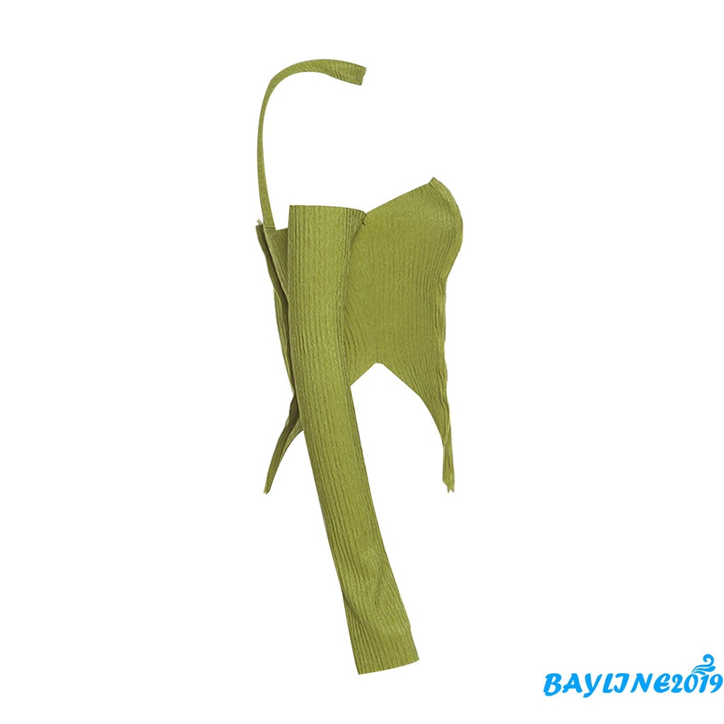 Áo Croptop Tay Dài Trễ Vai Màu Sắc Thời Trang Quyến Rũ Cho Nữ