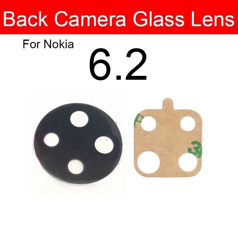 Thấu Kính Camera Sau Kèm Thanh Dán Cho Nokia 4.2 5.3 6.2 7.2 Ta-1198 Ta-1200 Ta-1181 Ta-1196