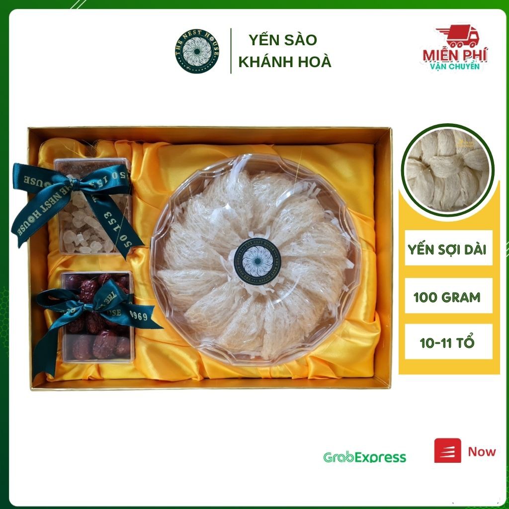 Tổ yến sào Nha Trang Khánh Hoà tinh chế sợi dài cao cấp loại 1 - yến xào không đường The Nest House | BigBuy360 - bigbuy360.vn