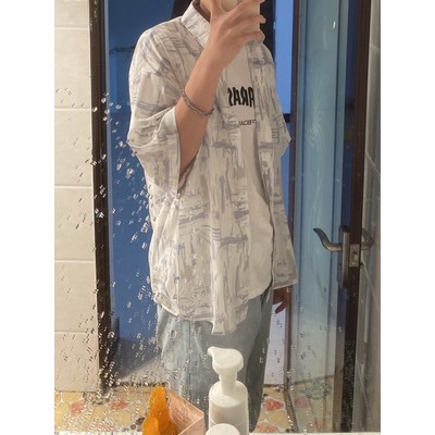 (A157) Áo sơ mi unisex họa tiết đơn giản 2 màu size M L XL (kèm ảnh thật ở cuối) | BigBuy360 - bigbuy360.vn