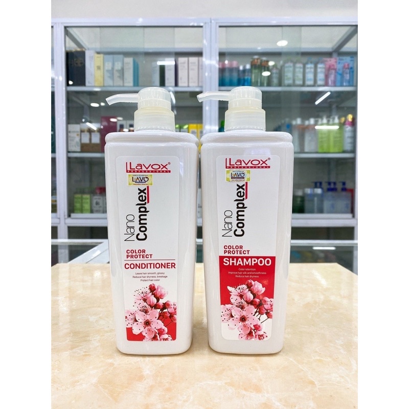 Dầu Gội Giữ Màu Tóc Nhuộm Lavox Nano Complex, Gội Giữ Màu Tóc Nhuộm Phục Hồi Tóc Khô Xơ Hư Tổn