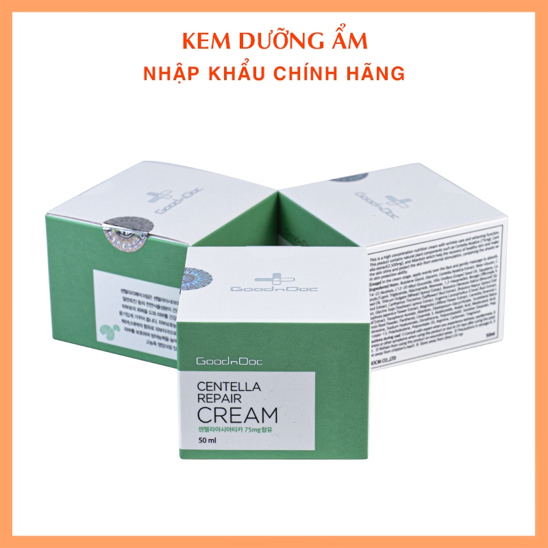 [CHÍNH HÃNG] Kem dưỡng ẩm phục hồi da CENTELLA GOODNDOC