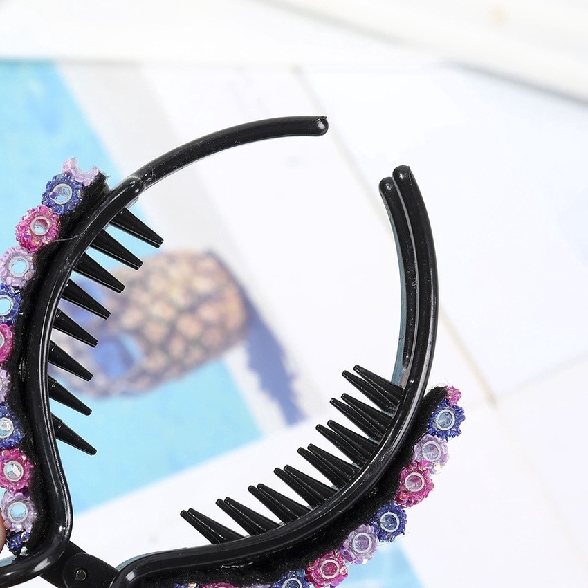 Kẹp tóc HAIMEIKANG thời trang màu cầu vồng đáng yêu kiểu Hàn dễ phối đồ cho nữ