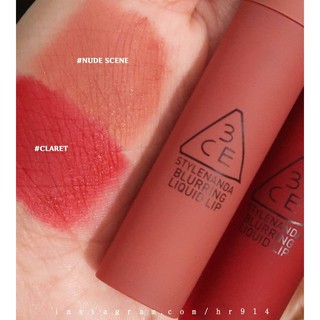 Son kem lì 3CE Blurring Liquid Lip