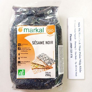 Hạt mè đen hữu cơ Markal 250g