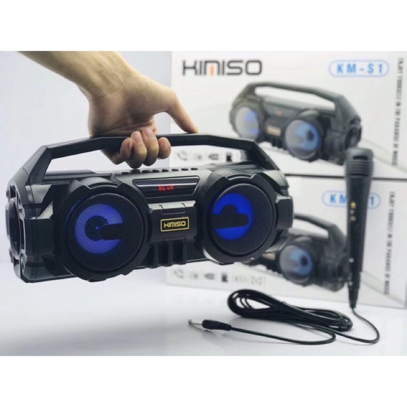 Loa bluetooth kèm mic KIMISO siêu hot