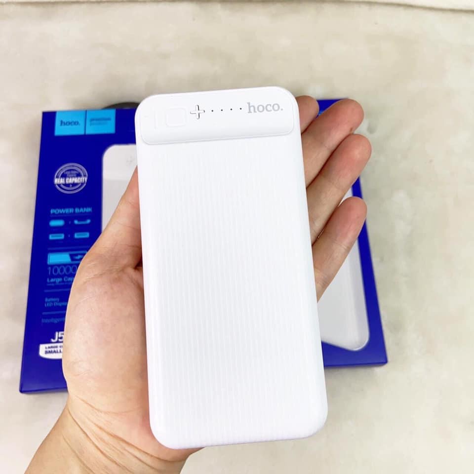 ✔️CHÍNH HÃNG✔️ Sạc Dự Phòng Hoco J52 Bản Nâng Cấp ✔10000mAh  ✔Siêu Mỏng ✔️ Sạc 2 Thiết Bị Cùng Lúc