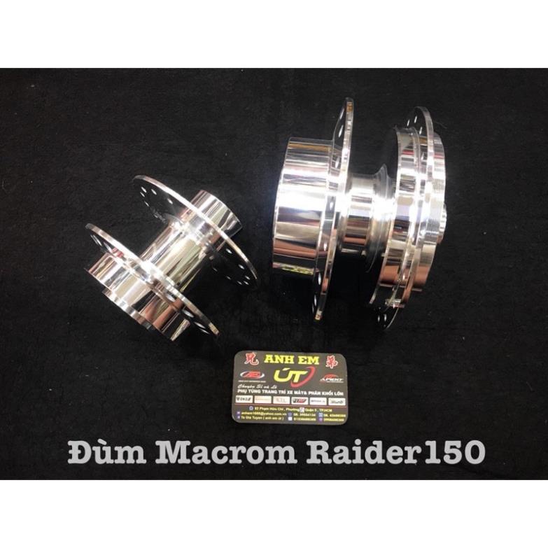 Đùm inđô Raider / Satria Đi Bánh Căm :2 Màu :Sơn Bạc,Crom&gt;&gt;&gt;&gt;