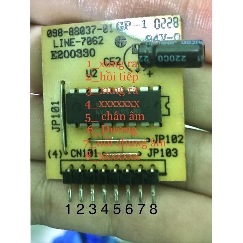 Mạch dao động Ak 3525 & Sg 3525 hàng tháo máy ups tj1000