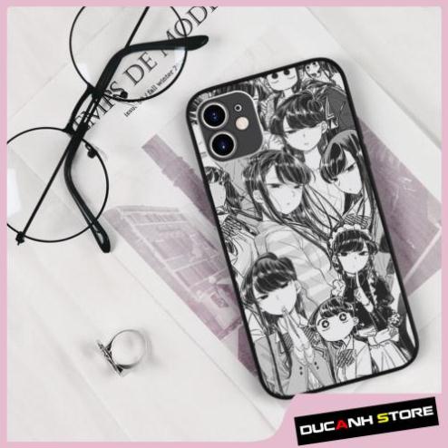 Ốp Lưng iPhone hình Komi Nữ Thần Im Lặng collage art pop art đen  cho các dòng SAMSUNG PAP20211071