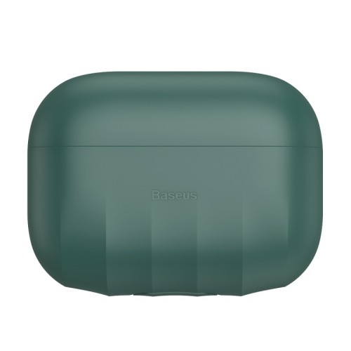 Case bảo vệ tai nghe Baseus Shell Pattern chất liệu Silicon siêu bền chống sốc cho Airpods