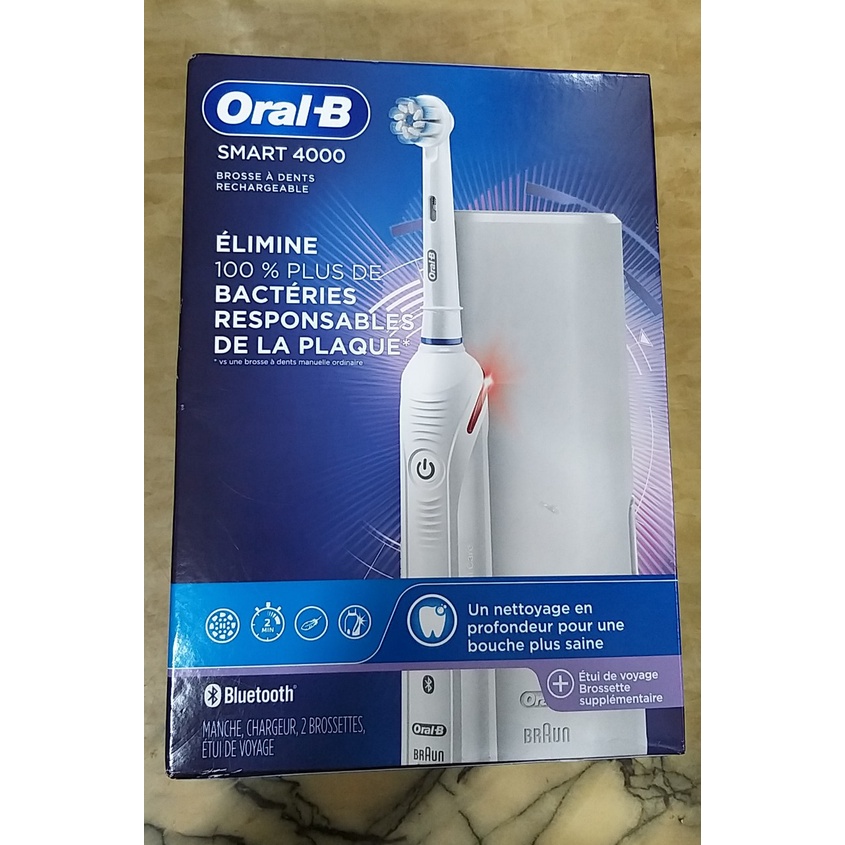 Bàn chải đánh răng điện Oral-B Smart 4000 (bảo hành 6 tháng)