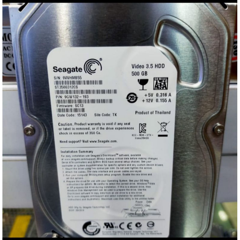 Ổ Cứng Hdd Cctv Hdd 500gb