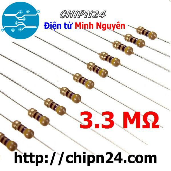 [20 CON] Điện Trở 3M3 1/4W 5%