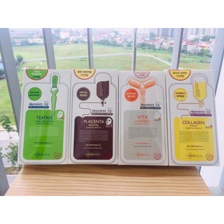 Mặt nạ dưỡng da Mediheal Teatree, Vita Lightbeam, Placenta Revital và Collagen EX Essential Mask 24ml.