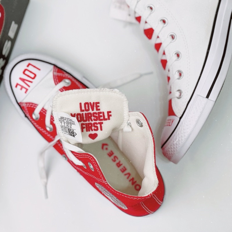 Chuck Taylor All Star Love Fearlessly | Giày Converse Thể Thao Phối Màu Đỏ Trắng 567310C