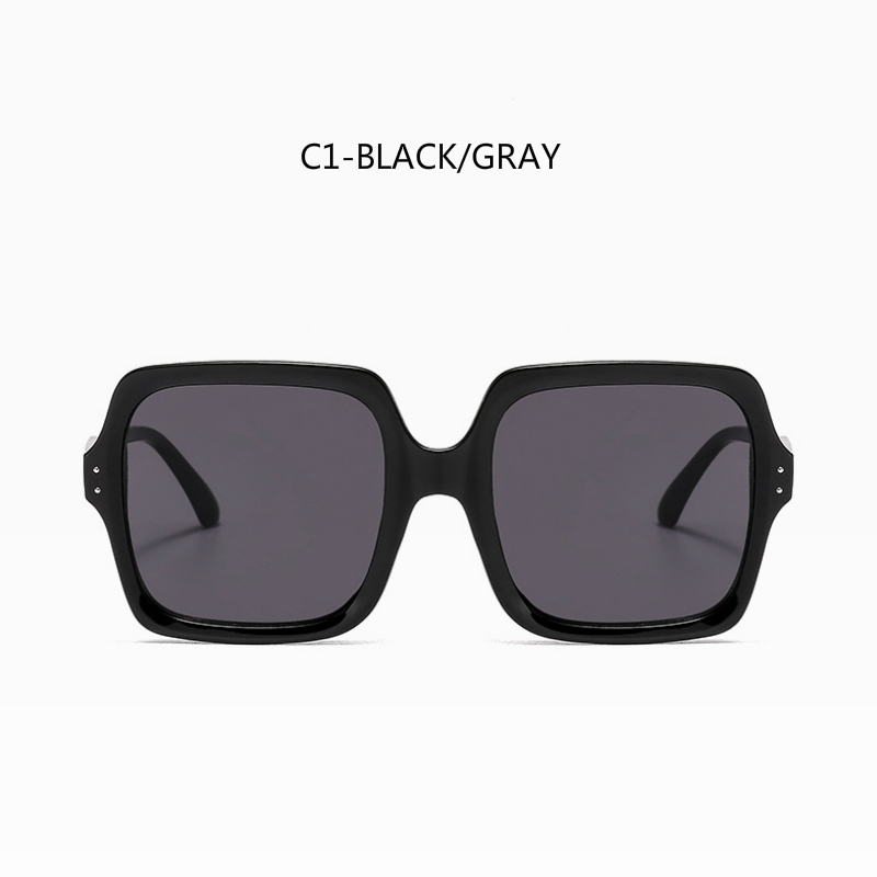 Kính Mát Gọng Kim Loại Vuông Thời Trang Cho Nữ