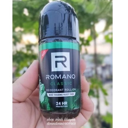 Lăn khử mùi ROMANO CLASSIC  50ml dành cho nam .