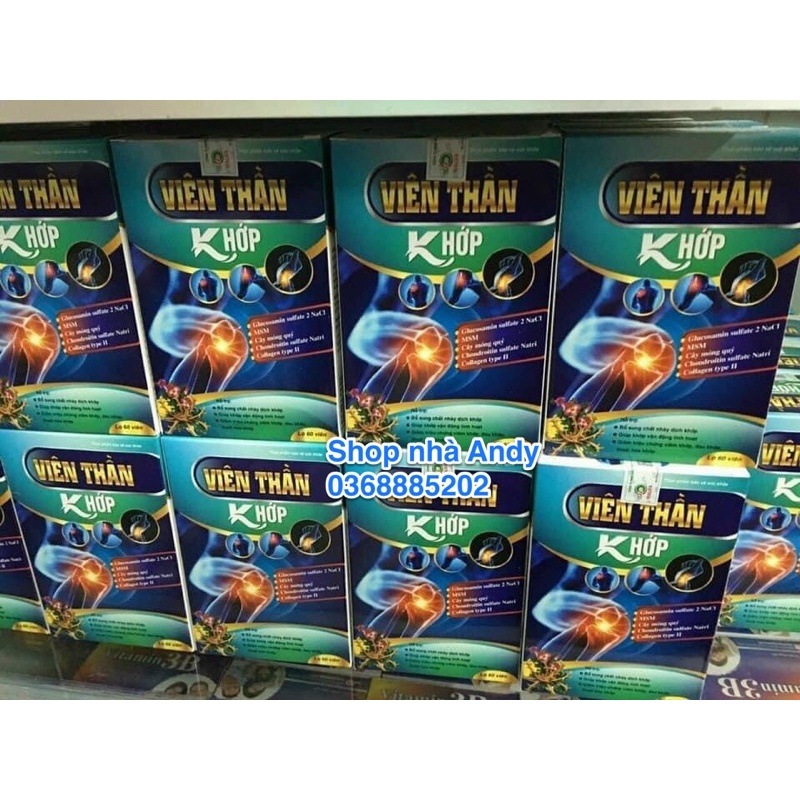 Viên Thần Khớp Giúp xương chắc khớp khỏe, ngăn ngừa thoái hóa khớp, tái tạo mô sụn, giảm viêm khớp, đau khớp