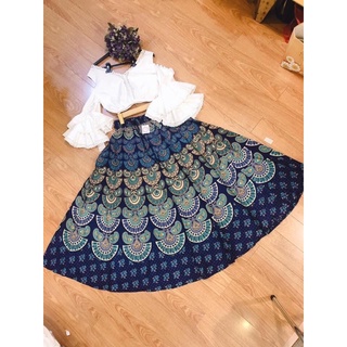 Áo croptop xô trắng Thái.