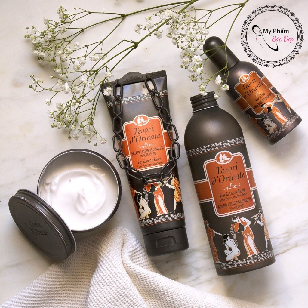 Sữa tắm Tesori D’Oriente Hoa sen dạng vòi hương nước hoa Dưỡng ẩm và Sáng da Italia (Ý) Hàng chính hãng | BigBuy360 - bigbuy360.vn