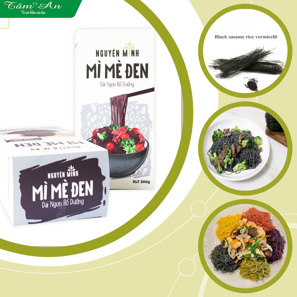 Mì Nguyên Minh mè đen 300g
