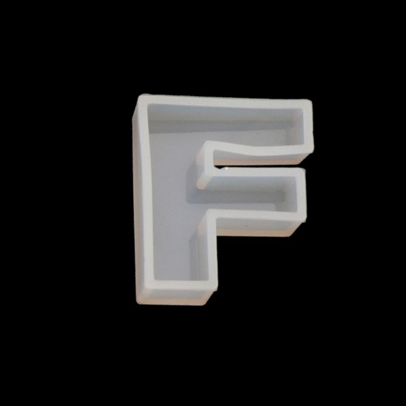 Khuôn Silicone Làm Móc Khóa Hình Chữ Cái &amp; Số Sáng Tạo