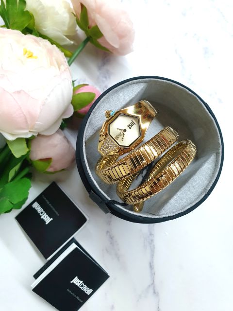 Đồng hồ nữ JUST CAVALLI JC1L022M0025 rắn vàng CHÍNH HÃNG