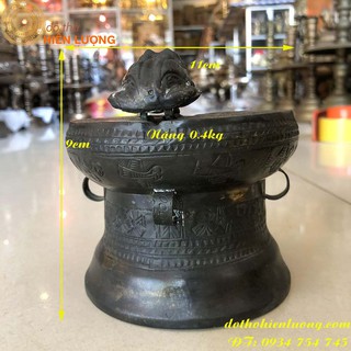Gạt Tàn Trống Đồng - Gạt tàn đồng để phòng khách - Đồ Phong Thủy