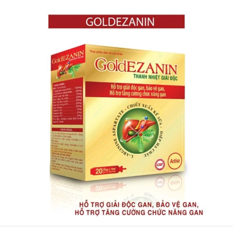 Bổ gan Goldzanin hộp 20 ống