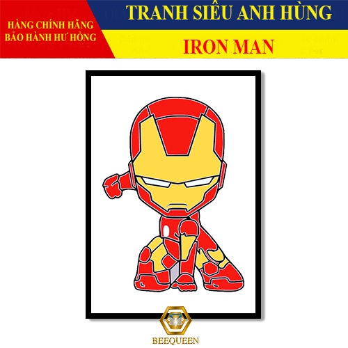 [MS1-25] Tranh Siêu Anh Hùng Người Sắt - Iron Man
