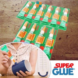 Vỉ 12 tuýp keo dán đa năng Super Glue Alteco