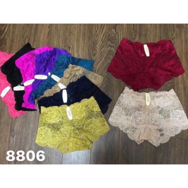 Quần Lót Đùi Phối Ren Hoa ( MS 8806 )