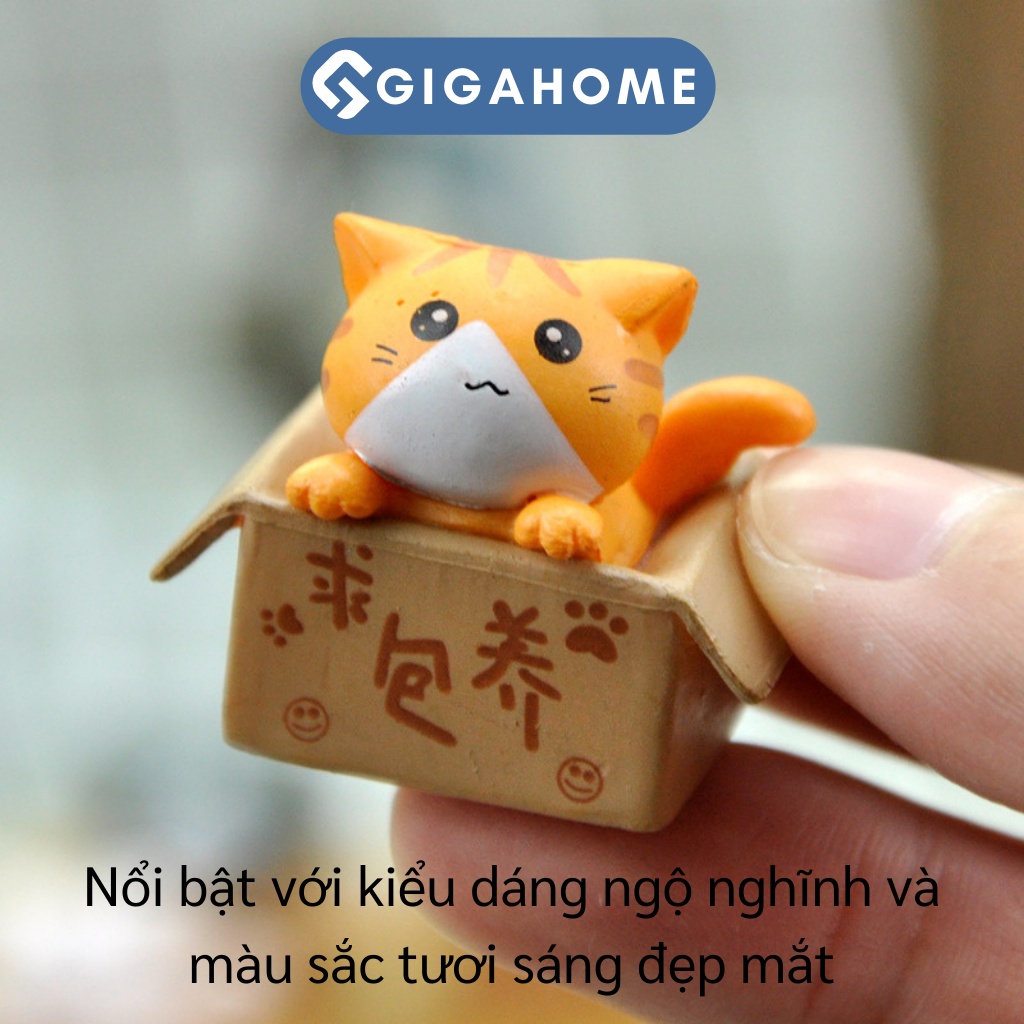Móc Khóa Mèo Con Bỏ Trong Hoopk KeyChain GIGAHOME 9410