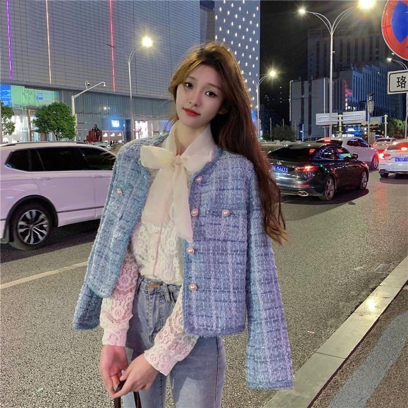 ÁO DẠ TWEED DÁNG TIỂU THƯ