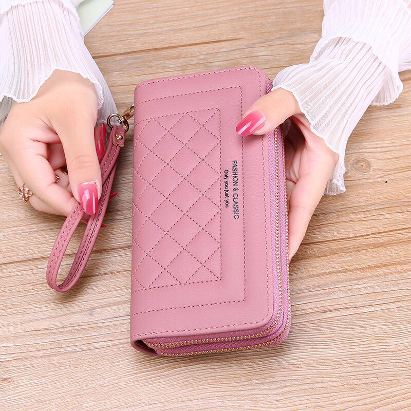 Ví nữ dài cầm tay 2 ngăn kéo đẹp cute dễ thương cao cấp đựng tiền nhiều ngăn Hàn Quốc giá rẻ JOLITA VDCT21