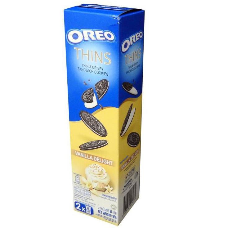 Bánh Oreo siêu mỏng nhập khẩu Hàn Quốc 16 bánh 84g vị vani/tiramisu